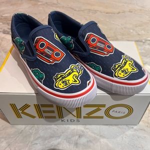 BNIB Kenzo boys denim slip on sneaker size 33